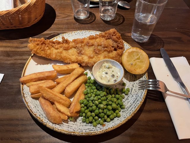 Delicious fish & chips