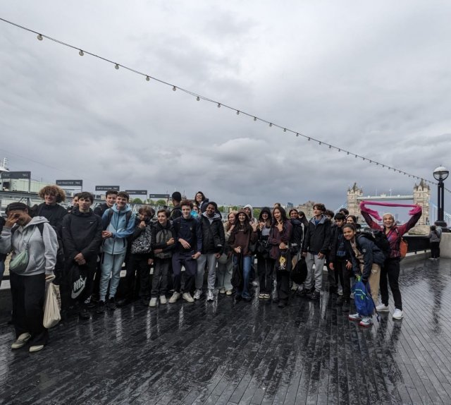 The group during the first day in London