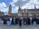 In front of Big Ben